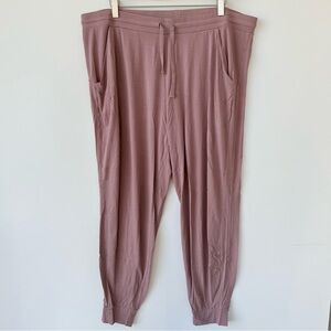 Tommy John Stretchy Jogger Pajama Pants size 2XL Mauve Pink